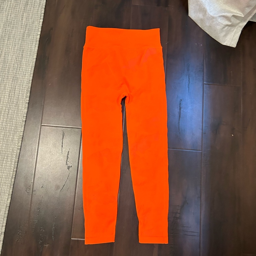 Adidas x ivy park orange leggings